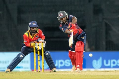 Tiruppur Tamizhans batsman Francis Rokins (Image Courtesy: Twitter/@TNPL)