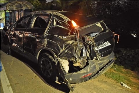 Actress Yashika Anand was at the wheel when the accident occurred, faces three cases