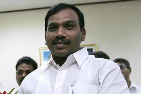 Former Telecom Minister A Raja (File Photo)