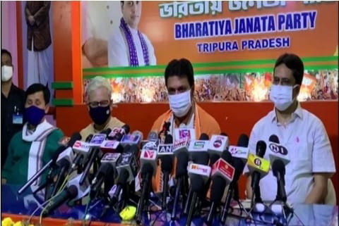 Source: ANI; Tripura Chief Minister Biplab Kumar Deb