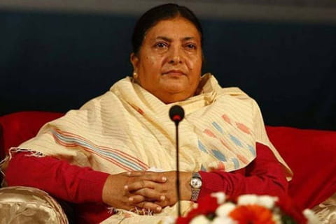 &nbsp;Bidya Devi Bhandari (File photo)