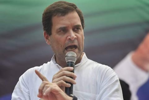 Congress leader Rahul Gandhi