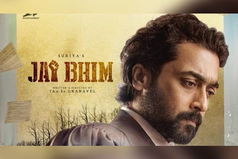 Actor Suriya from 'Jai bhim' poster