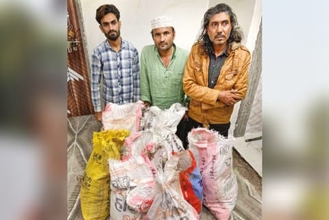 Three arrested with drugs in Morbi district