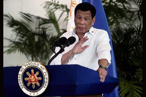 Rodrigo Duterte. File photo