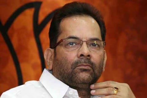 Union Minority Affairs Minister Mukhtar Abbas Naqvi (File Photo)