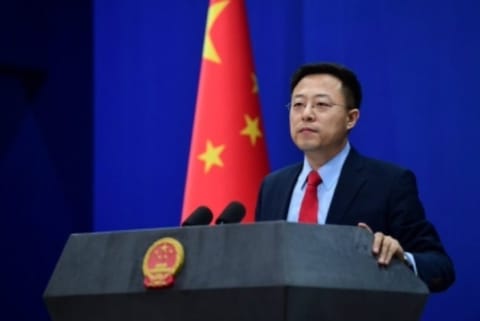 Chinese Foreign Ministry spokesperson Zhao Lijian