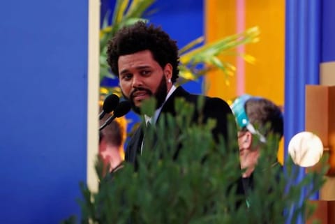 The Weeknd speaks after he won award for Top Hot 100 Artist at 2021 Billboard Music Award (Reuters)