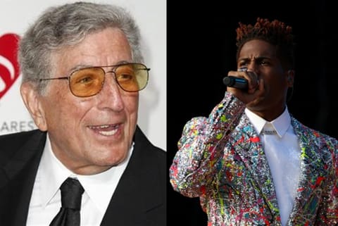 Tony Bennett and Jon Batiste (Image credit: Reuters)