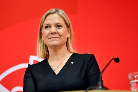 Magdalena Andersson. Image Courtesy: Reuters