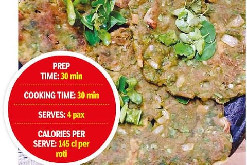 Akki roti.