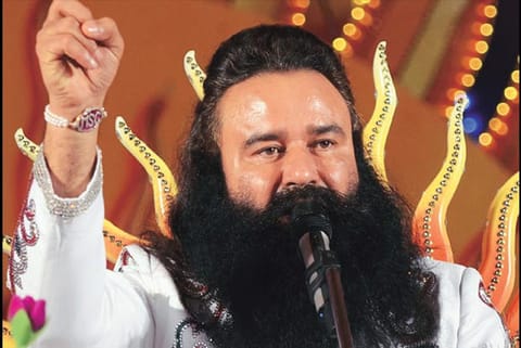 Dera Sacha Sauda chief Gurmeet Ram Rahim Singh (File Photo)