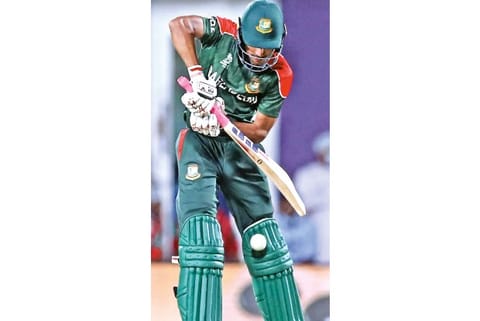 Opener Mohammad Naim gave Bangladesh a good start