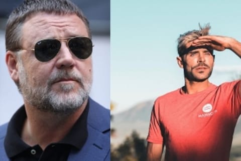 Russell Crowe and Zac Efron (Source: IANS)