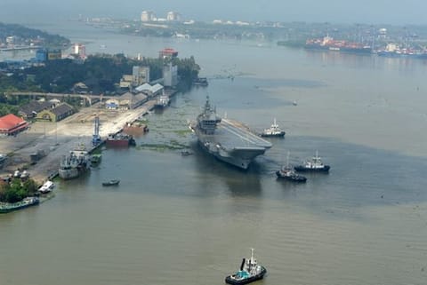 Indigenous aircraft carrier Vikrant  (Source: IANS)