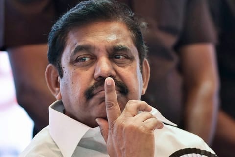 Leader of opposition Edappadi Palaniswami. File photo