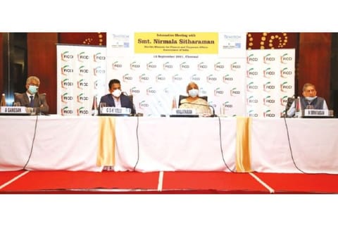 File Photo: FM at the FICCI session