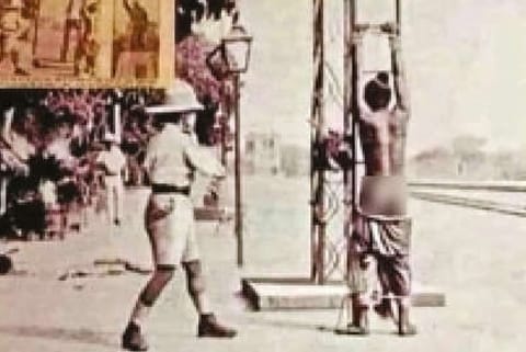 The flogging image.