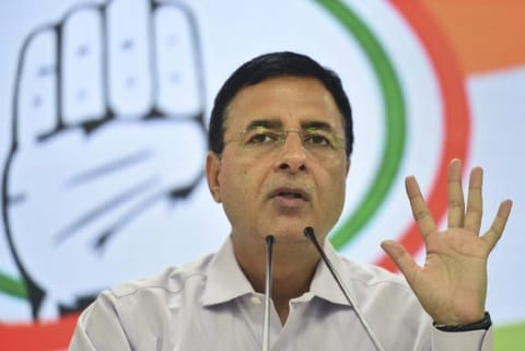 Congress general secretary and chief spokesperson Randeep Surjewala