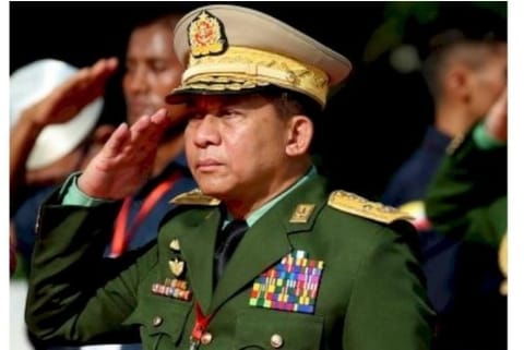 Tatmadaw leader Min Aung Hlaing. File photo