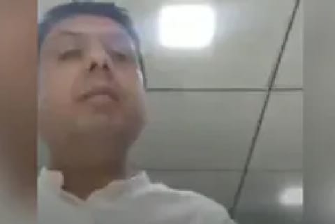 Screengrab from the video