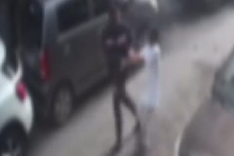 Screengrabs from the video (Credit: Twitter/@SwatiJaiHind)