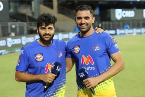 All-rounders  Shardul Thakur and Deepak Chahar  (Image Courtesy: IANS)