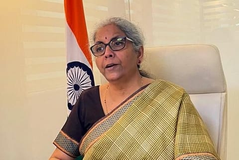 Finance Minister Nirmala Sitharaman (Twitter/@MinstryofFinance)