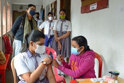 Total of 7,38,74,876 doses of vaccines have been administered among 15-18 age group so far