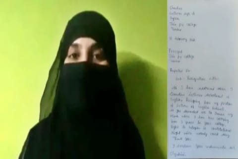 English lecturer working as a guest faculty has resigned from her post