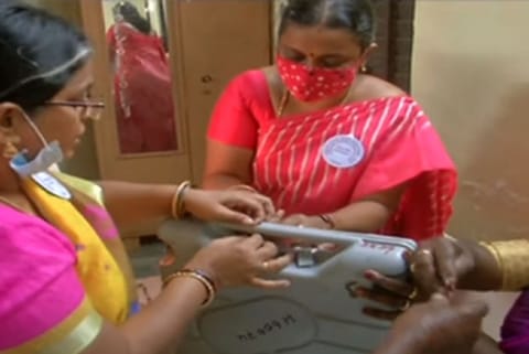 With the completion of the urban local elections, the voting machines were sealed