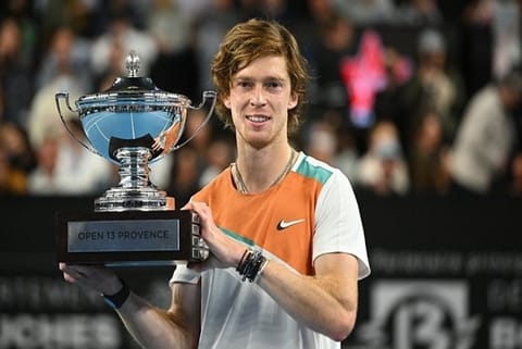 Russian Tennis Player Andrey Rublev (Image Credit: ANI)