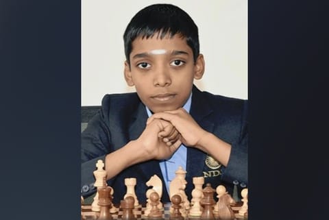 R Praggnanandhaa (Image credit: AFP)