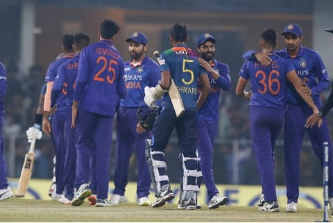 #TeamIndia win by 62 runs and go 1-0 up in the three-match series. (Photo Credit: @BCCI/Twitter)