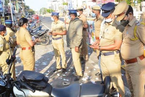 Police scanned the images of the CCTVs fixed in the neighbourhood
