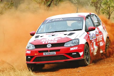 Karna Kadur in action on the opening day