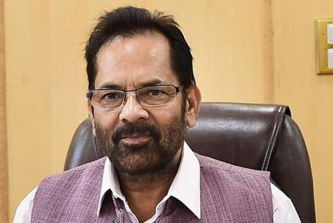 Union Minister Mukhtar Abbas Naqvi