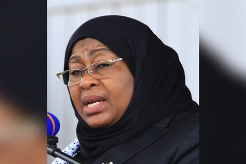 Tanzanian President  Samia Suluhu Hassan (File Photo)