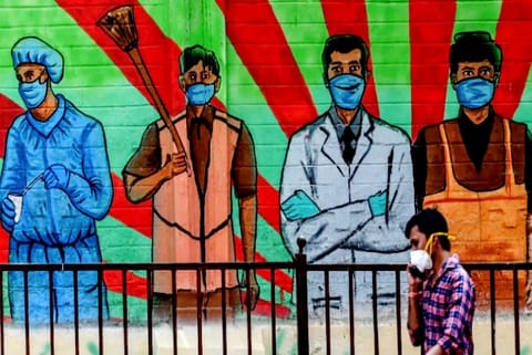 Mumbai reports 8,063 new cases, 578 recoveries today. Active cases 29,819 (Credit: AFP)
