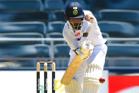 Lunch on Day 1 of the 2nd Test (Credit: Twitter/@BCCI)