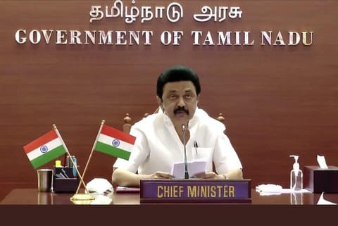 Tamil Nadu Chief Minister M K Stalin  (Screengrab from the Video)