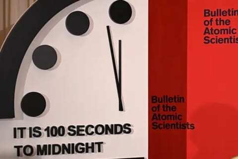 The Doomsday Clock was originally devised as a way to draw attention to nuclear conflagration. (PTI)