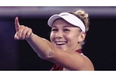 American Tennis Player Amanda Anisimova (Image Credit: IANS)
