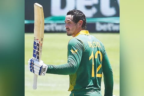 Quinton de kock won the Player of the Match and Series awards