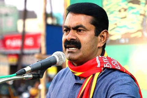 NTK convenor Seeman. File photo