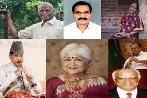 Seven personalities from various fields in Tamil Nadu have won the civilian awards this year