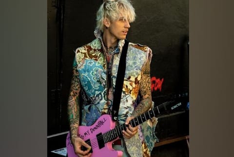 Rapper Machine Gun Kelly (Image Credit: ANI)