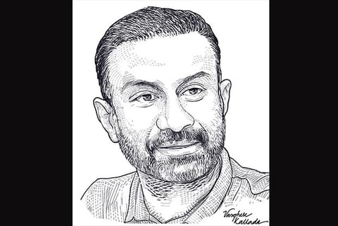 Hanif Sattar, Director of Hasbro Clothing (Illustration by Varghese Kallada)