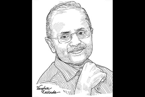 VN Devadoss (Illustration by Varghese Kallada)