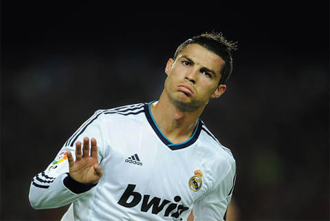 Real Madrid striker Cristiano Ronaldo